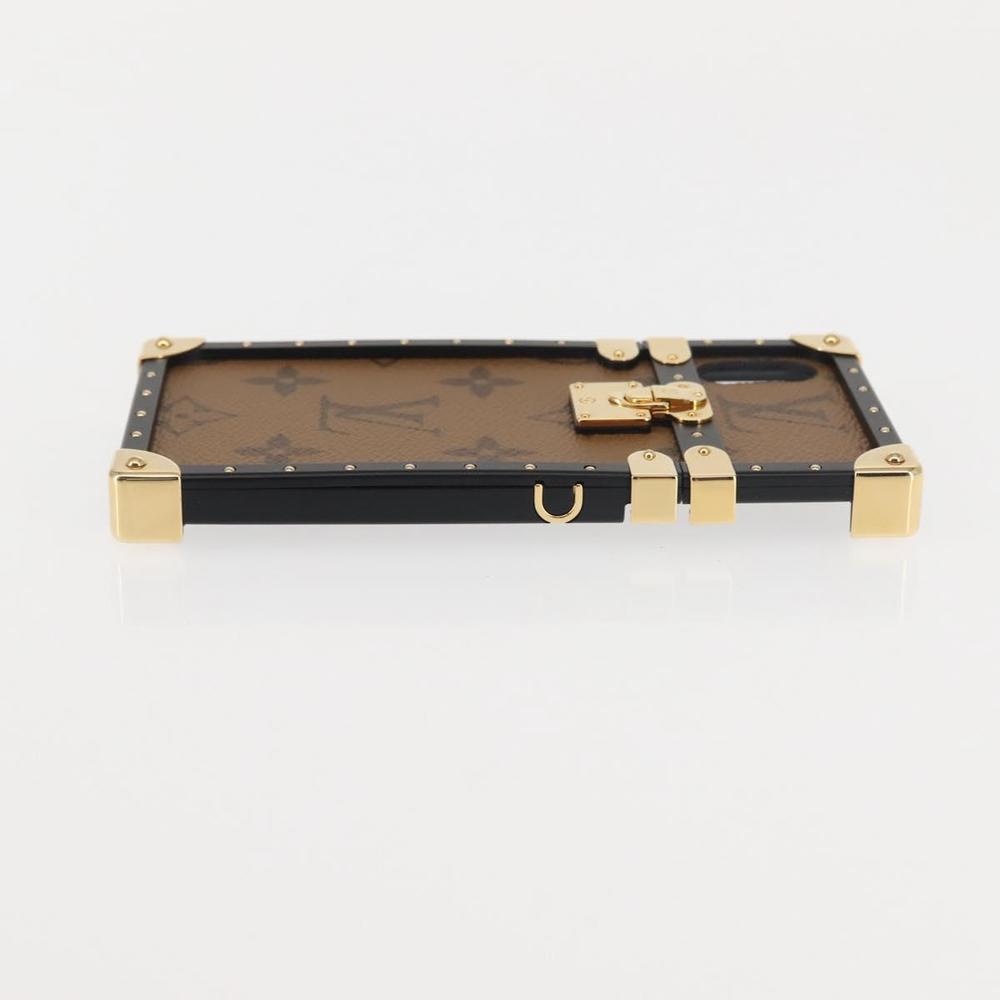 LOUIS VUITTON Reverse iPhoneX/iPhoneXS Eye Trunk iPhone Case M62619 Auth BA6432 - Picture 3 of 16
